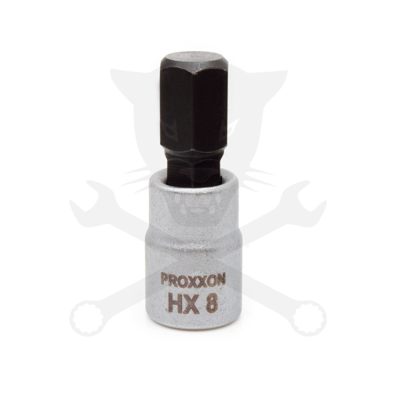 Rátűzőkulcs - crowa+bit 1/4" Imbusz HX 8 Proxxon