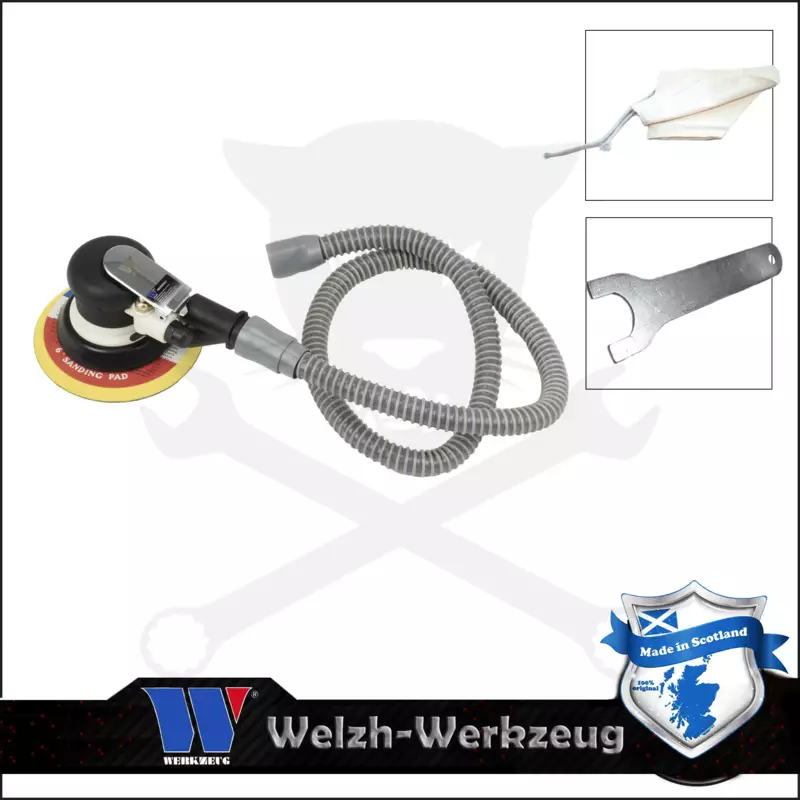 Levegős excenter csiszológép 150 mm 6" - 5.0 mm - Welzh