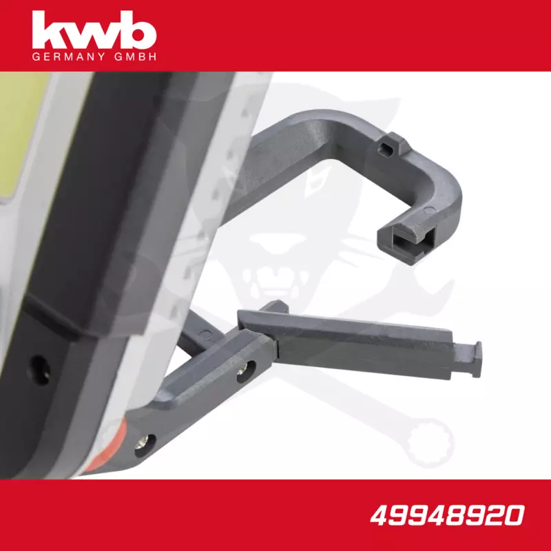 Szerelőlámpa - LED 01 COB 1521 lm akkus - USB - IPX5 összecsuk. - KWB