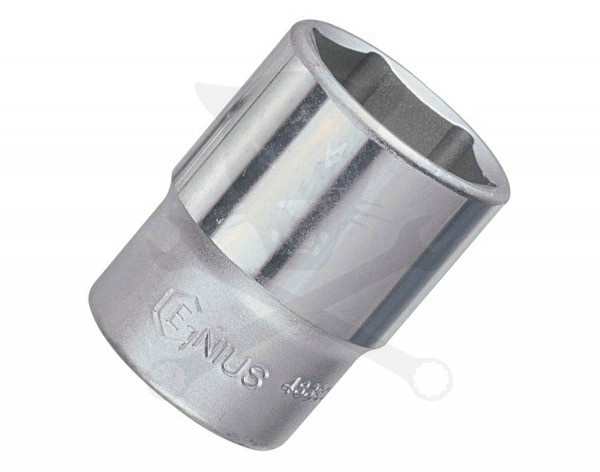 Dugókulcs - crowafej 1/2" 6 lap normál 31 mm Genius