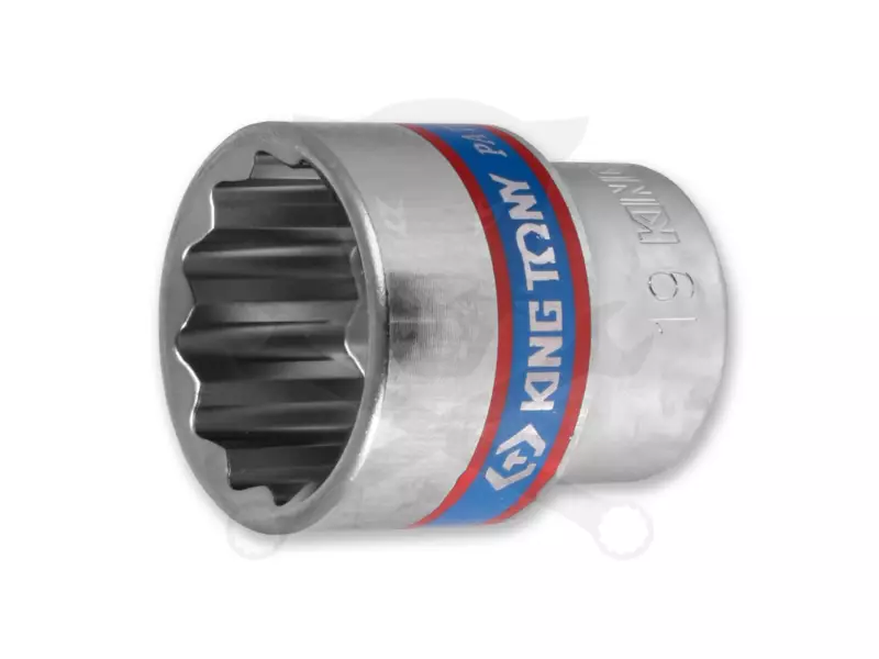 Dugókulcs - crowafej 3/8" 12 lap normál 19 mm