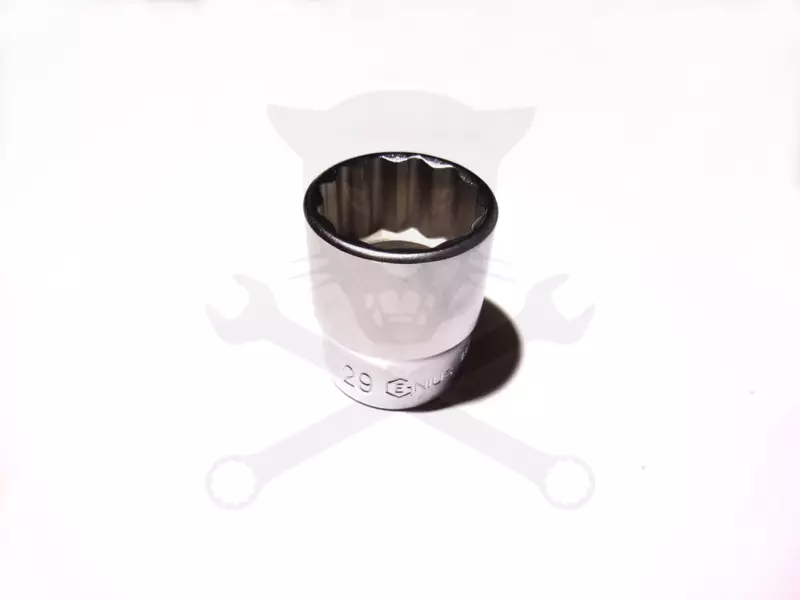 Dugókulcs - crowafej 1/2" 12 szög normál 29 mm Genius