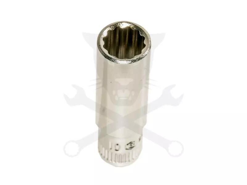 Dugókulcs - crowafej 1/4" 12 lap hosszú  8,0 mm Genius
