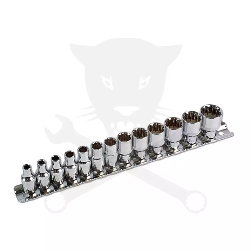 Dugókulcs - crowafej készlet 1/4" Gear Lock - Alldrive 13 db 4-14mm -TS20