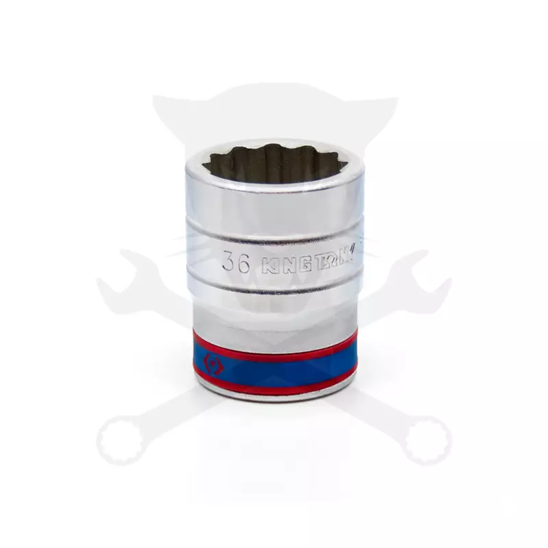 Dugókulcs - crowafej 1" 12 szög normál 36 mm KingTony