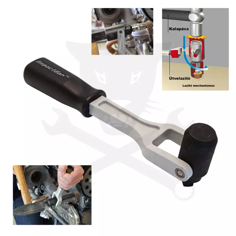Ütve lazító hajtószár PROFI 1/2" csuklós, kompozit szár 265 mm - Hubi