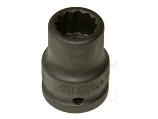 Légkulcsfej 3/4" 12 l.n. 18-as Genius