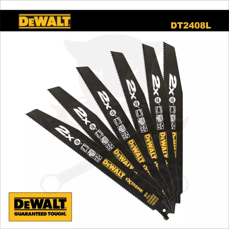 Fűrészlap kardfűrészhez, fémre 203 mm 14/18 TPI - 5db - DeWalt Extr
