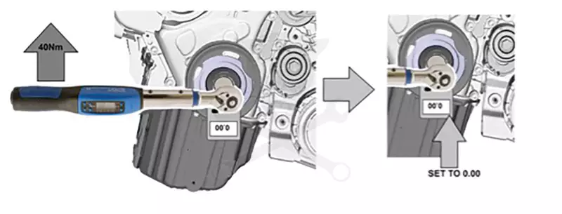 Vezérműlánc-ellenőrző készlet VAG 1.4 TSI motorokhoz - Laser