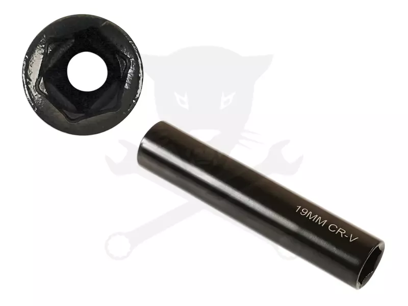 Légfékállító anyához kulcs, teherautóhoz 19 mm