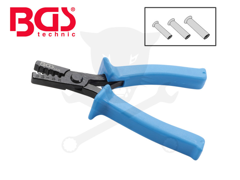 Fogó, saruzó - érvéghüvelyre DIN 0.5-2.5 mm2 BGS -