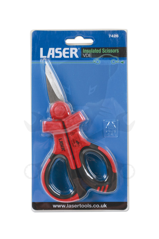 Szigetelt VDE 1000 V-os feszültségálló 1000 V-os OLLÓ - Laser Tools