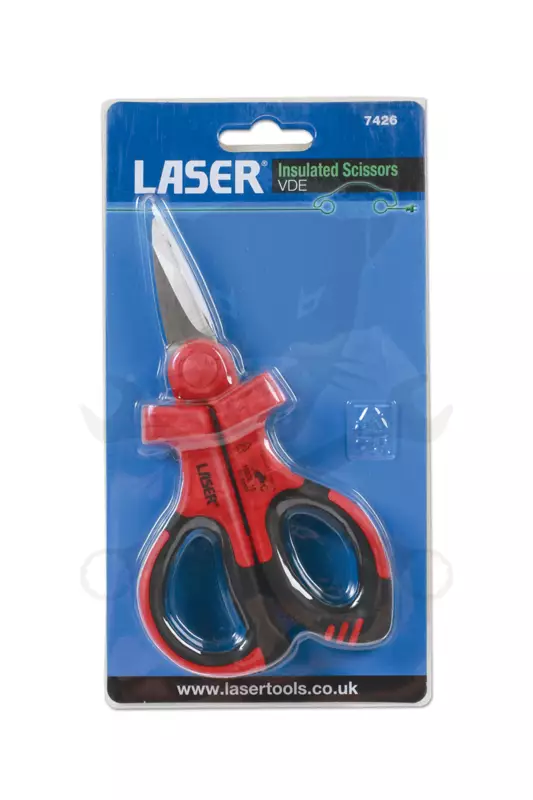 Szigetelt VDE 1000 V-os feszültségálló 1000 V-os OLLÓ - Laser Tools