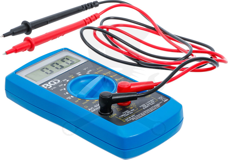 Multiméter, digitális 250V AC-DC , 200µA-10A DC árammérés - BGS