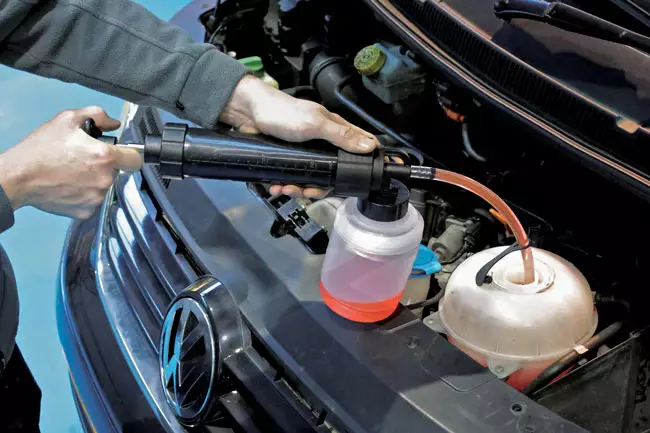 Olajleszívó kézipumpa 350 ml + 1 literes alsó tartály - Laser