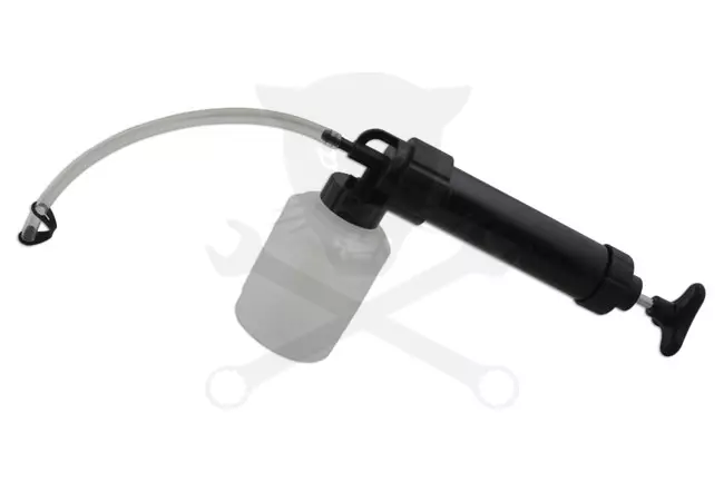 Olajleszívó kézipumpa 350 ml + 1 literes alsó tartály - Laser