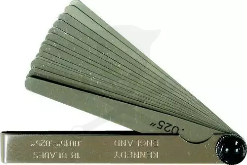 Hézagmérő készlet 18 lapos Kennedy (KEN-518-0650K)