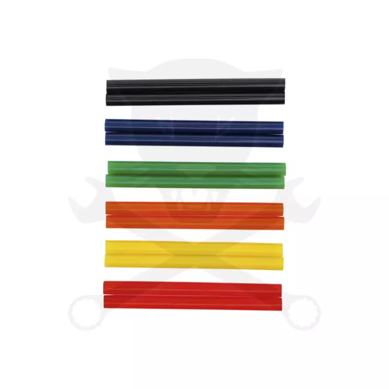 Ragasztórúd (ragasztópatron) 11 mm x 150 mm 12 db-os SZÍNES - BGS