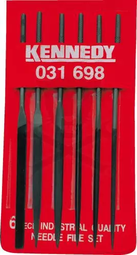 Tűreszelő készlet Kennedy 6 db-os 140mm (KEN-031-5980K)