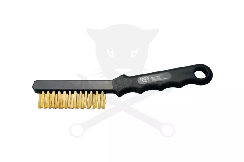 Drótkefe Féknyereg tisztító kefe - sárgaréz anyagból - 220 mm - BGS