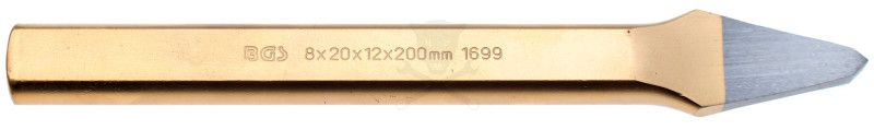 Véső kereszt 6x200 mm BGS