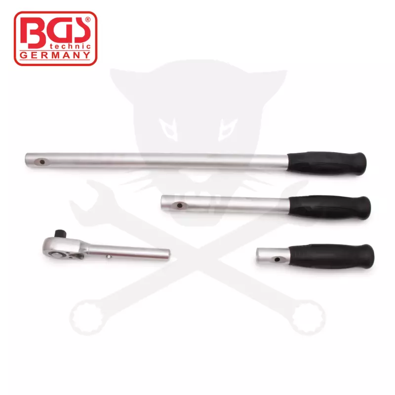 Crowa racsnis kulcs 1/2" cserélhető nyelű 4 db-os készlet BGS