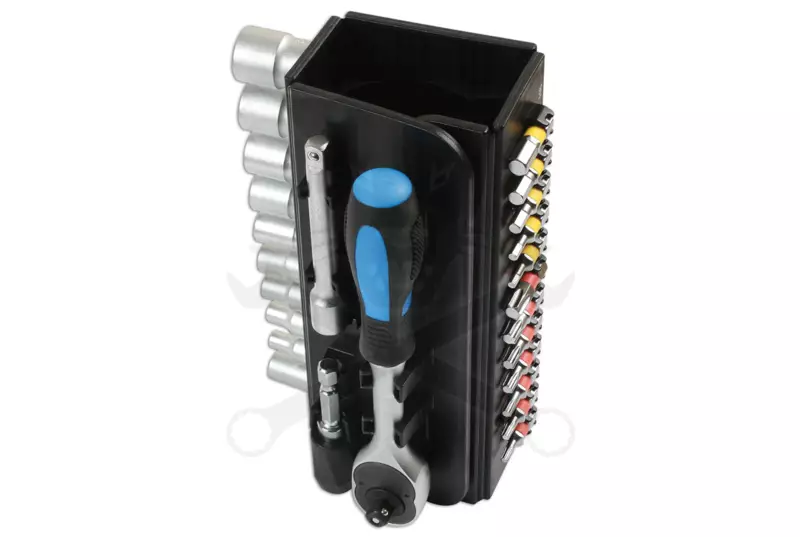 Dugókulcs és bit készlet 37 darabos 1/4" - Laser Tools
