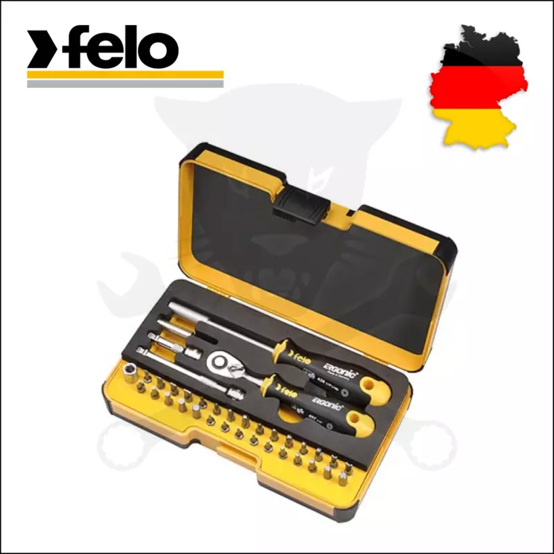 Bit készlet 1/4" 36 részes R-Go - Felo