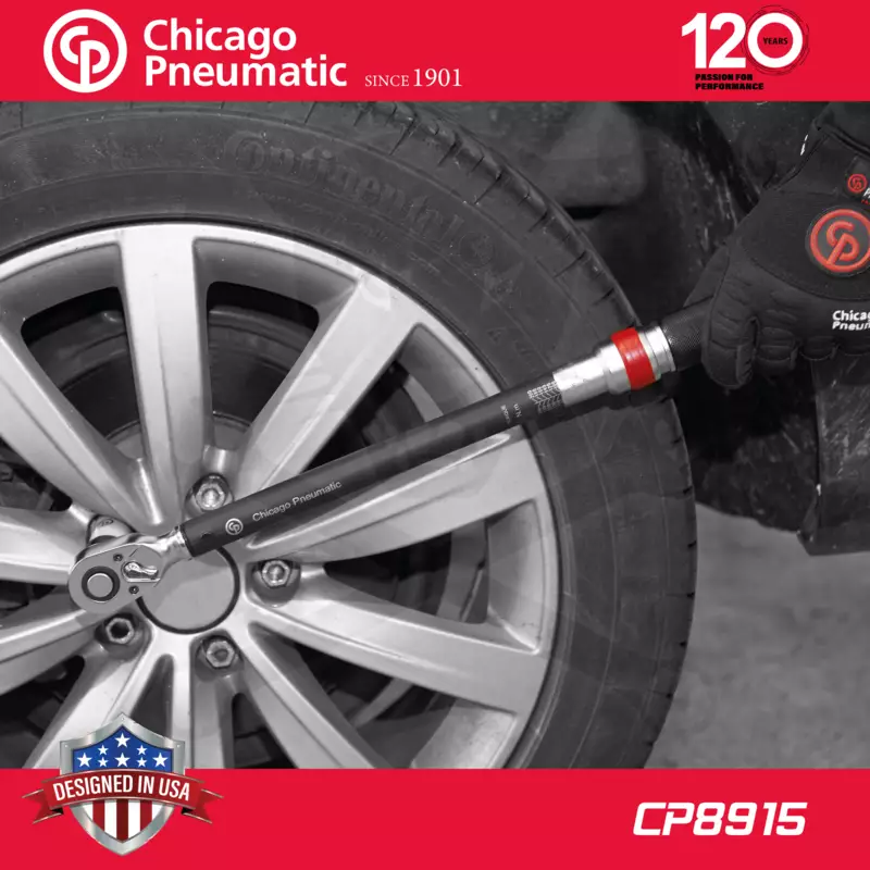 Nyomatékkulcs 040-200 Nm 1/2" - kalibrálva - Chicago (CP8915)