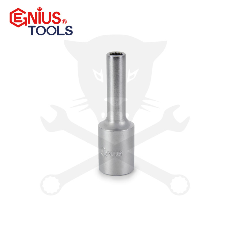 Dugókulcs - crowafej 3/8" 12 lap hosszú 9 mm Genius