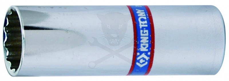 Dugókulcs - crowafej 1/4" 12 szög hosszú 08 mm
