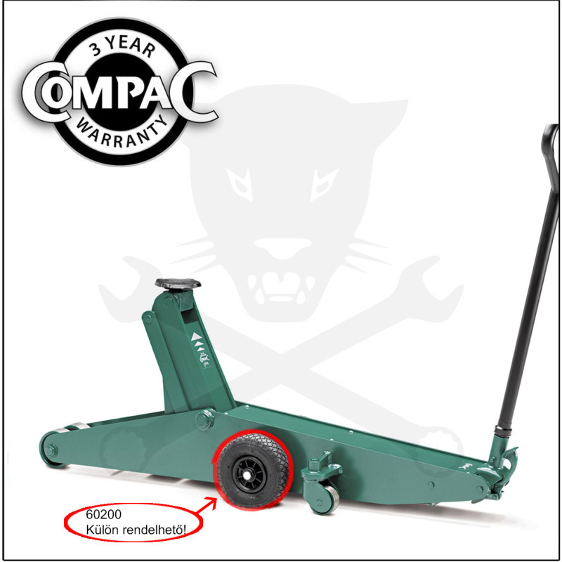 Emelő padló extra nagy 15 tonnás krokodil - Emelés: 200-600 mm -Compac G2