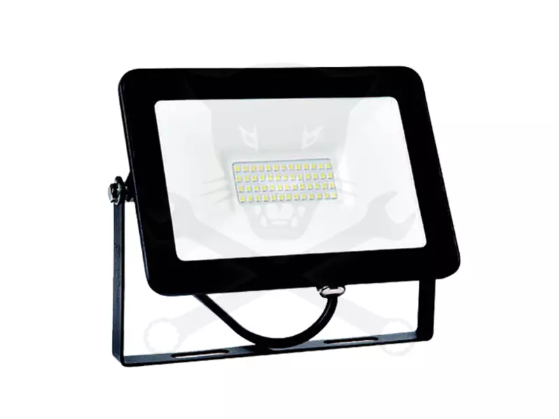 Fényvető LED  50 W - 4000 lm / 5500K - hideg fekete ELMARK