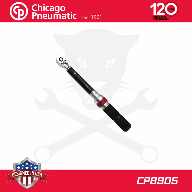 Nyomatékkulcs   5-25 Nm 1/4" - kalibrálva - Chicago (CP8905)