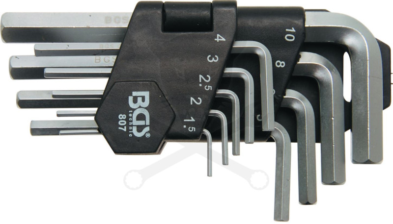 Imbuszkulcs készlet 09 db-os BGS