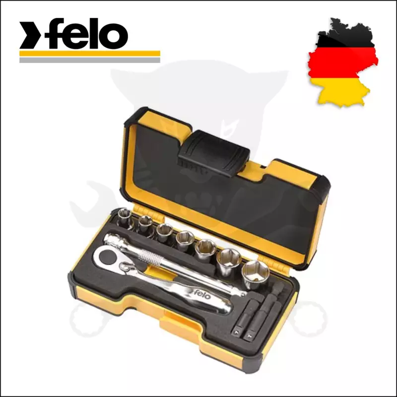 Dugókulcs készlet 1/4" 6 lap 5.5-13 mm 11 részes XS - Felo