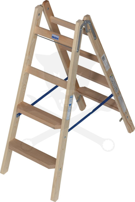 Fa lépcső és létrafokos állólétra 2x4 Fokos - STABILO-