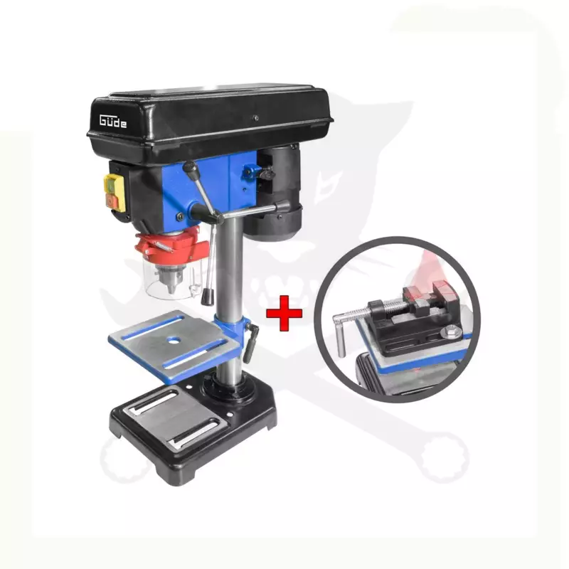 Fúrógép asztali állványos Güde GTB16 Pozíciós laser, 230V-550W