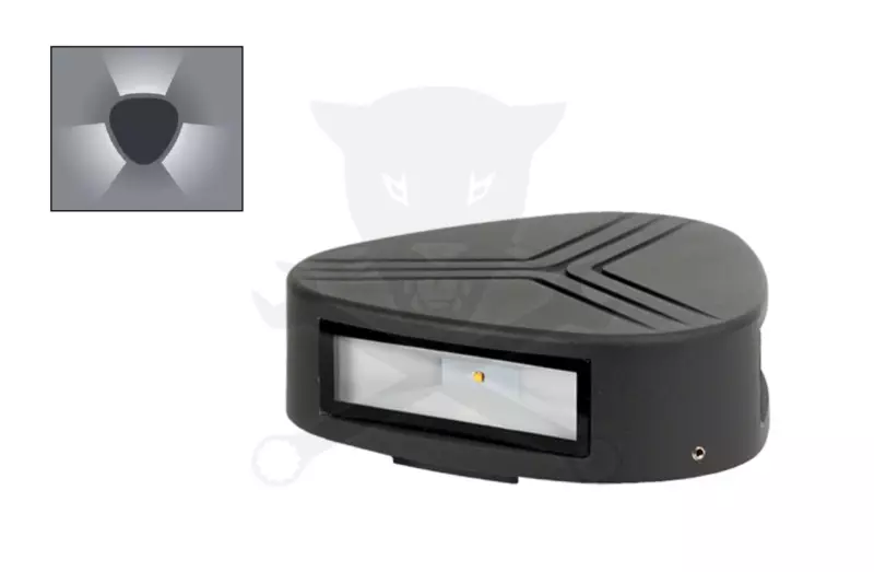 Lámpatest, kültéri fali LED 3x3 W 480 lm / 4300K - ELMARK