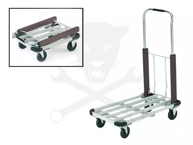 Kézikocsi 150 kg terhelhetőségű - ALUMINIUM - összecsukható (MTL-985-3360K)