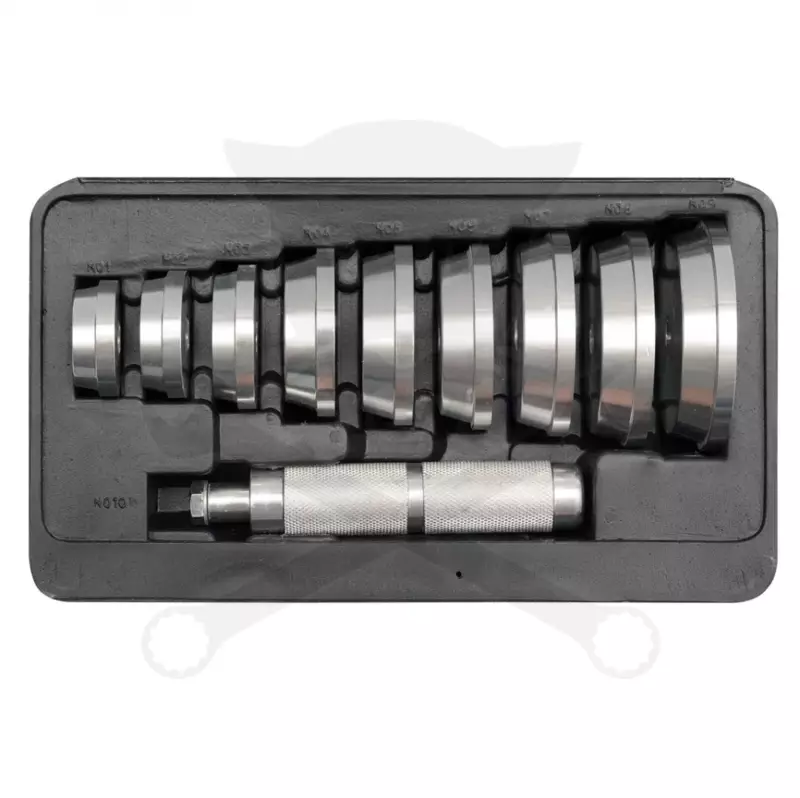 Szilent és csapágy, szimering persely ki-beütő készlet 10 db-os - Yato