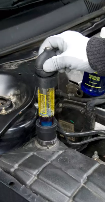Szivárgásvizsgáló készlet motor-hengerfej  tömítettség CO2 vizsgálat
