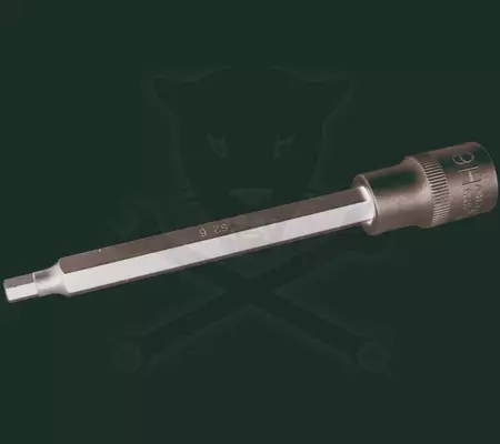 Rátűzőkulcs - crowa+bit 1/2" imbusz  6x140 mm hosszított