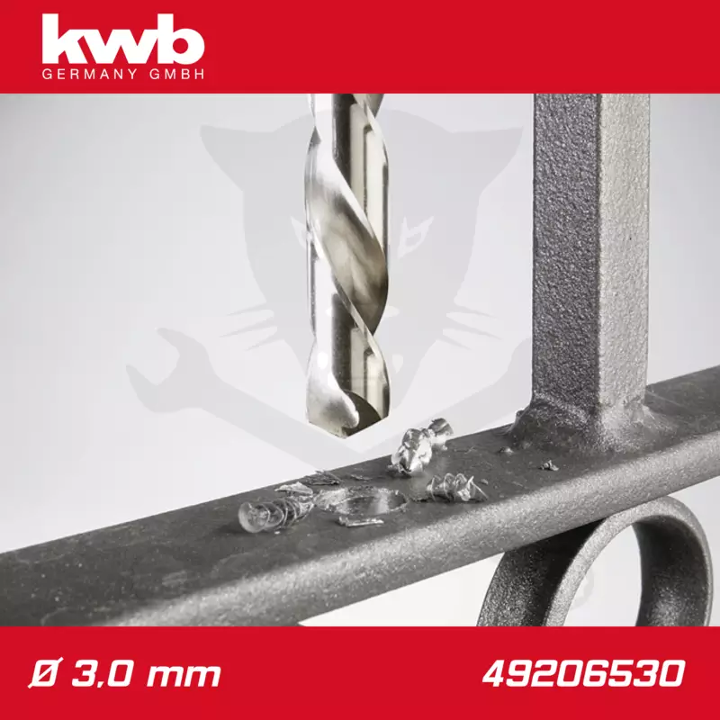 Csigafúró  3,0 mm HSS-G DIN 338 Silver Star, profi 2 db-os - KWB
