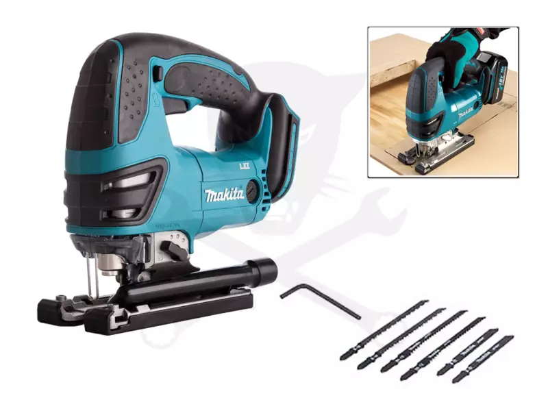Dekopírfűrész (szúrófűrész) 135 mm akkus 18V LXT Li-ion - géptest Makita DJV180Z