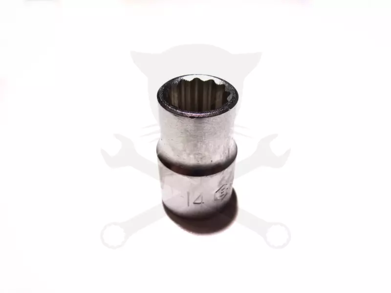 Dugókulcs - crowafej 1/2" 12 szög normál 14 mm Genius