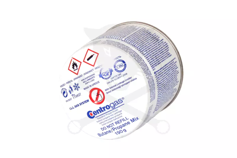 Gázpatron biztonsági szeleppel 190 gr