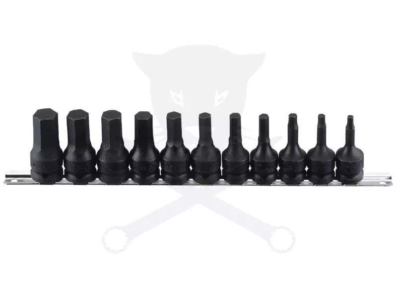 Légkulcs imbuszfej készlet 1/2" 5-19 mm 11 db-os Genius