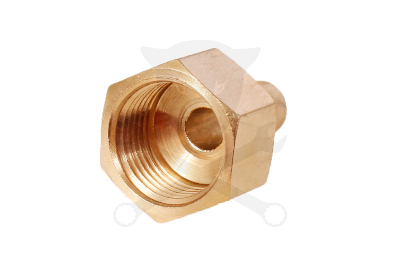 Levegős csatlakozó - gyorscsatlakozó apa - RÉZ - 1/2" BM - OLASZ