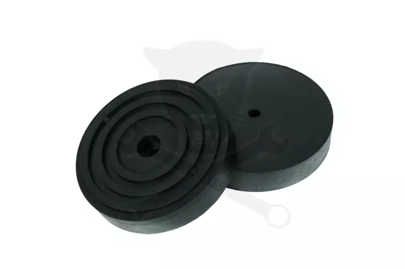 Gumipogácsa krokodil emelőhöz fekete 100 mm x 23 mm körkörös